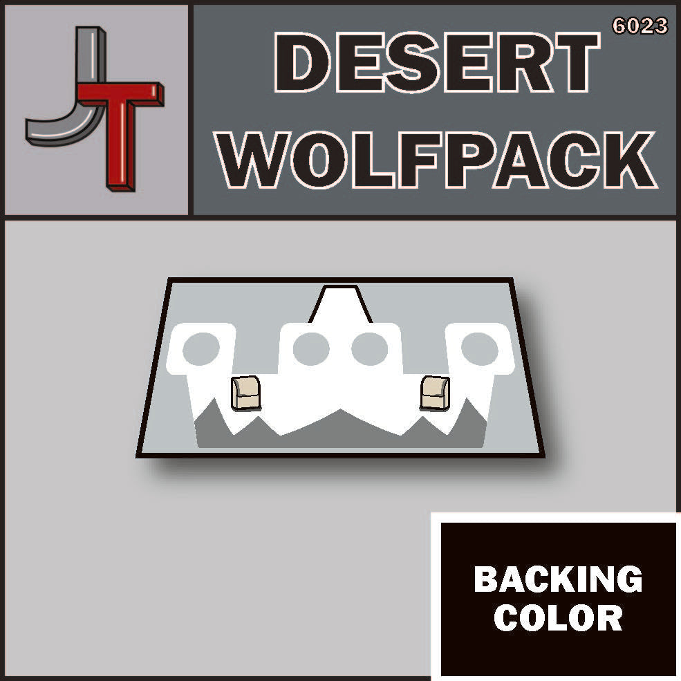 JONAK Toys Custom Cloth: Desert Wolfpack/Wolffe Kama [x20 Cloth Pieces Per Batch]