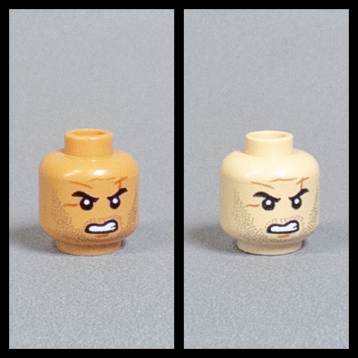 JONAK Toys UV Printed Heads- Angry Jango [x20 Heads Per Batch]