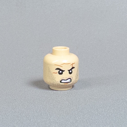 JONAK Toys UV Printed Heads- Angry Jango [x20 Heads Per Batch]