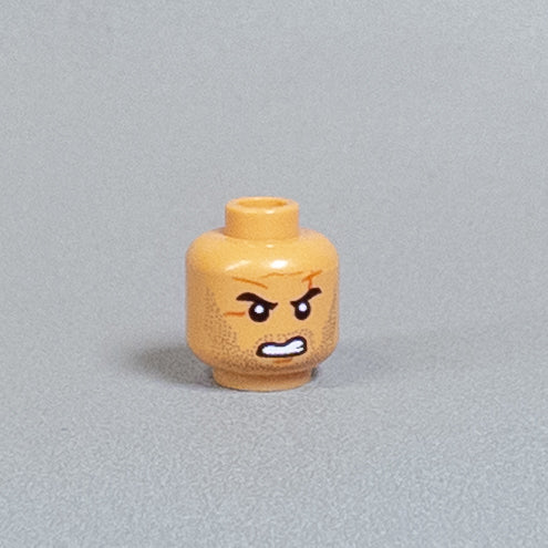 JONAK Toys UV Printed Heads- Angry Jango [x20 Heads Per Batch]