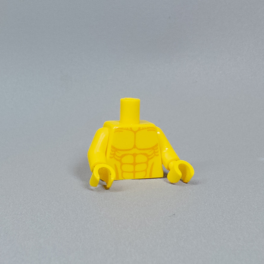 JONAK Toys UV Printed Torso- Muscle Torso w/ Arms [x20 Torsos Per Batch]