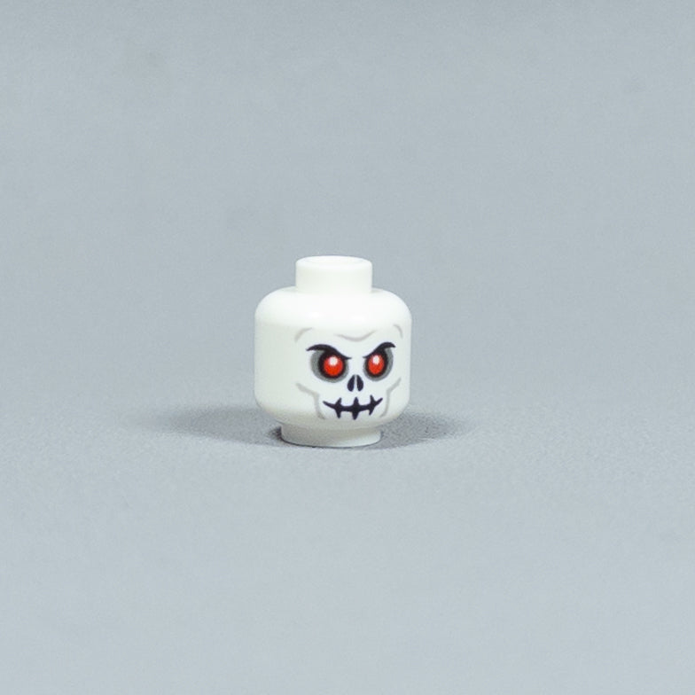 JONAK Toys UV Printed Heads- Skeleton Warriors (White) [x20 Heads Per Batch]