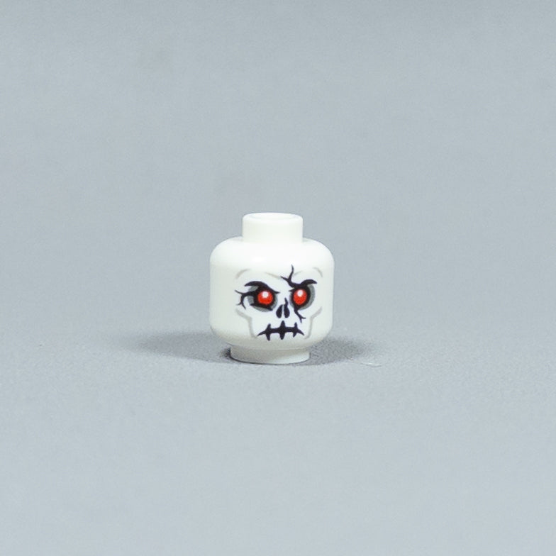 JONAK Toys UV Printed Heads- Skeleton Warriors (White) [x20 Heads Per Batch]