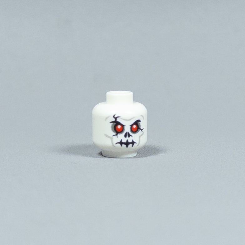 JONAK Toys UV Printed Heads- Skeleton Warriors (White) [x20 Heads Per Batch]