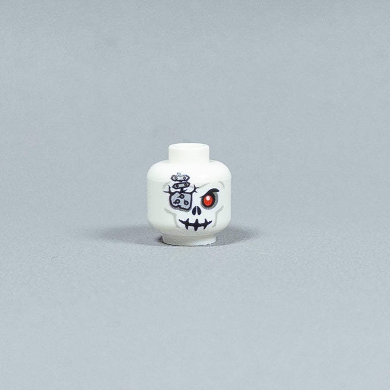 JONAK Toys UV Printed Heads- Skeleton Warriors (White) [x20 Heads Per Batch]