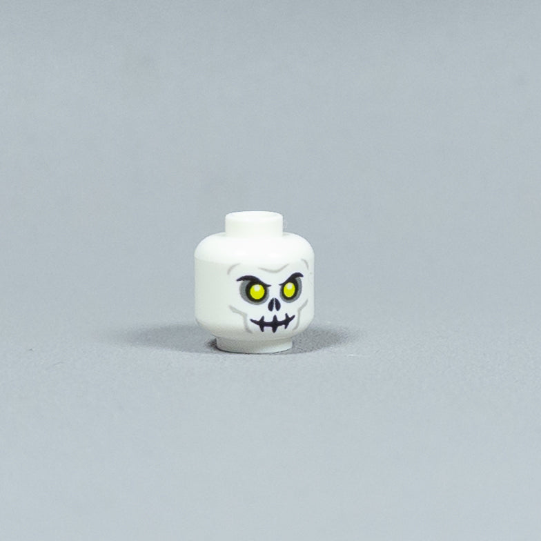 JONAK Toys UV Printed Heads- Skeleton Warriors (White) [x20 Heads Per Batch]