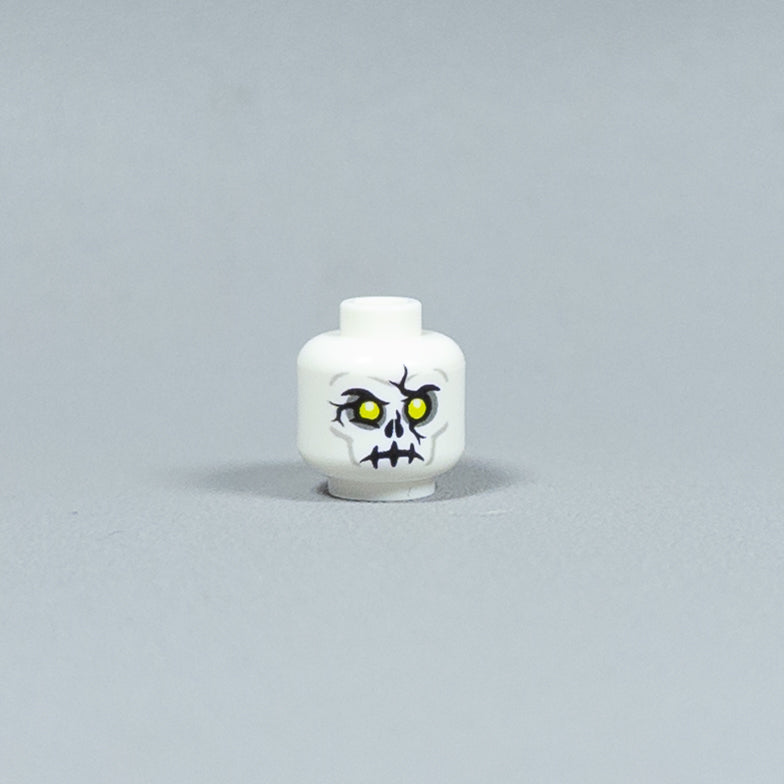 JONAK Toys UV Printed Heads- Skeleton Warriors (White) [x20 Heads Per Batch]