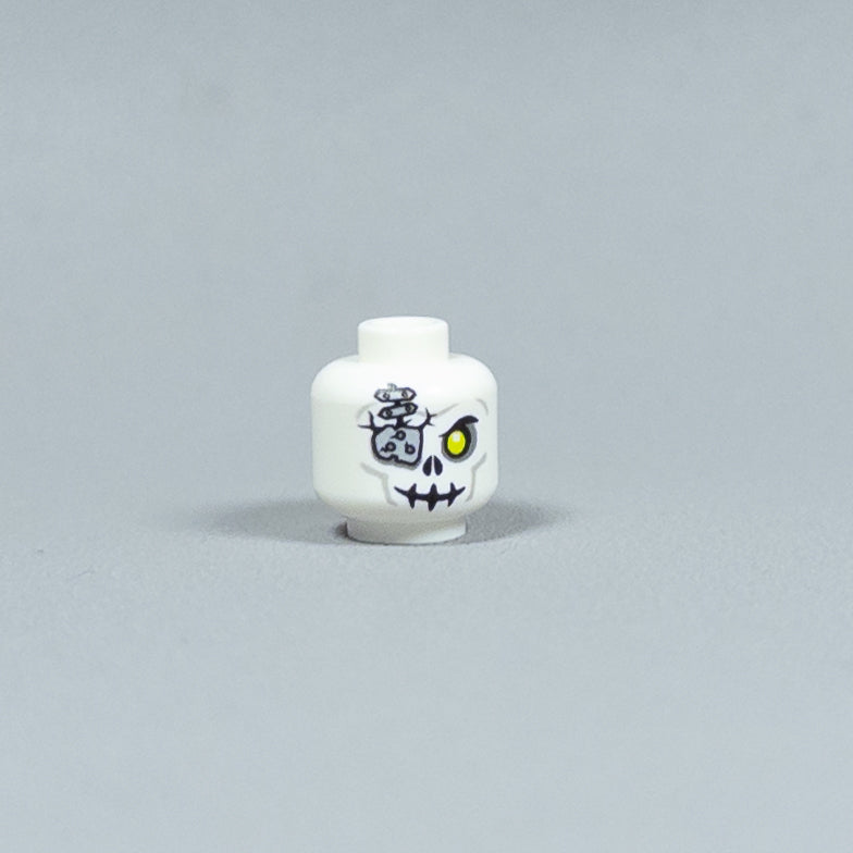 JONAK Toys UV Printed Heads- Skeleton Warriors (White) [x20 Heads Per Batch]