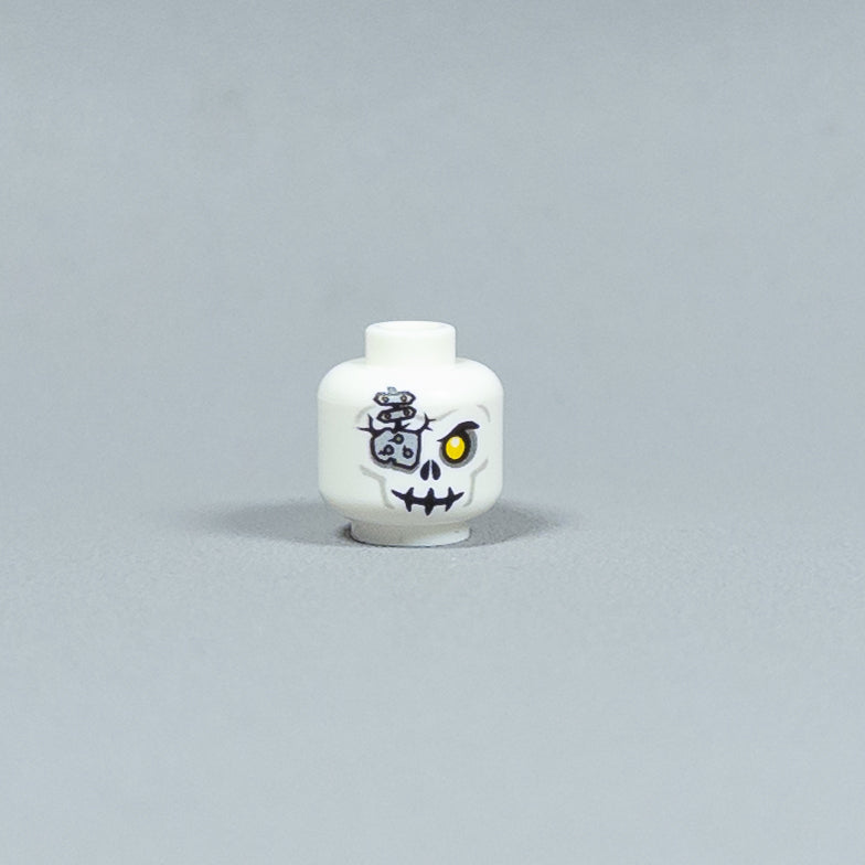 JONAK Toys UV Printed Heads- Skeleton Warriors (White) [x20 Heads Per Batch]