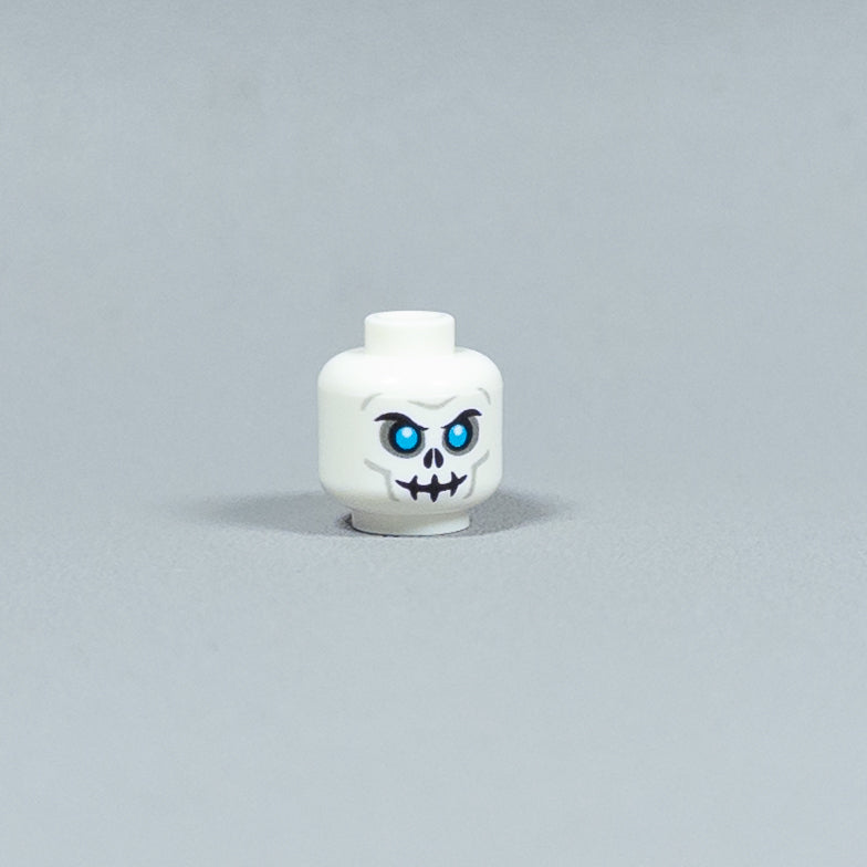 JONAK Toys UV Printed Heads- Skeleton Warriors (White) [x20 Heads Per Batch]