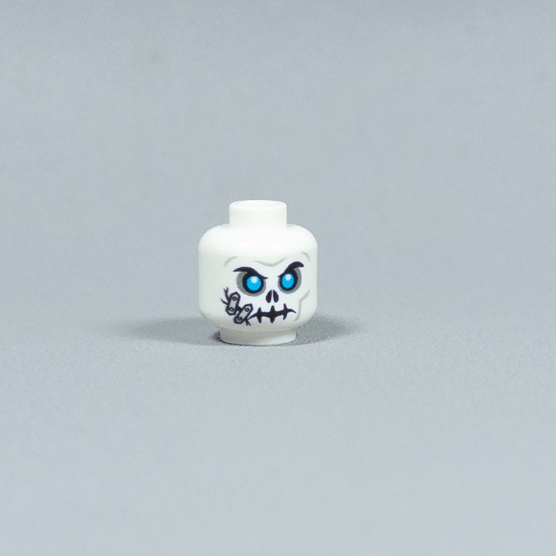 JONAK Toys UV Printed Heads- Skeleton Warriors (White) [x20 Heads Per Batch]