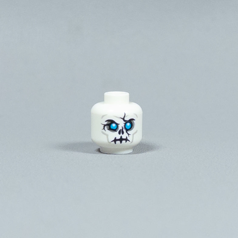 JONAK Toys UV Printed Heads- Skeleton Warriors (White) [x20 Heads Per Batch]
