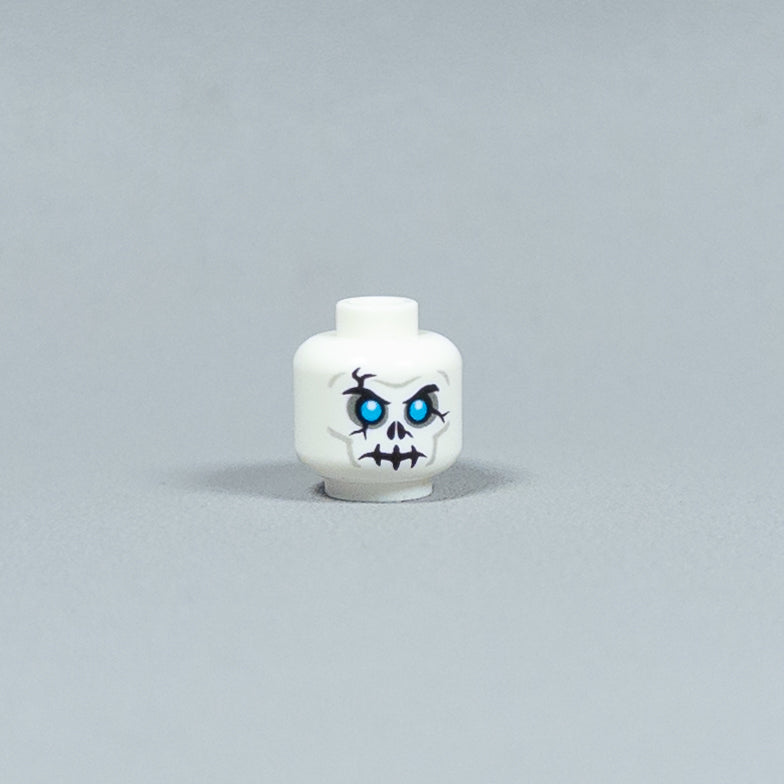 JONAK Toys UV Printed Heads- Skeleton Warriors (White) [x20 Heads Per Batch]