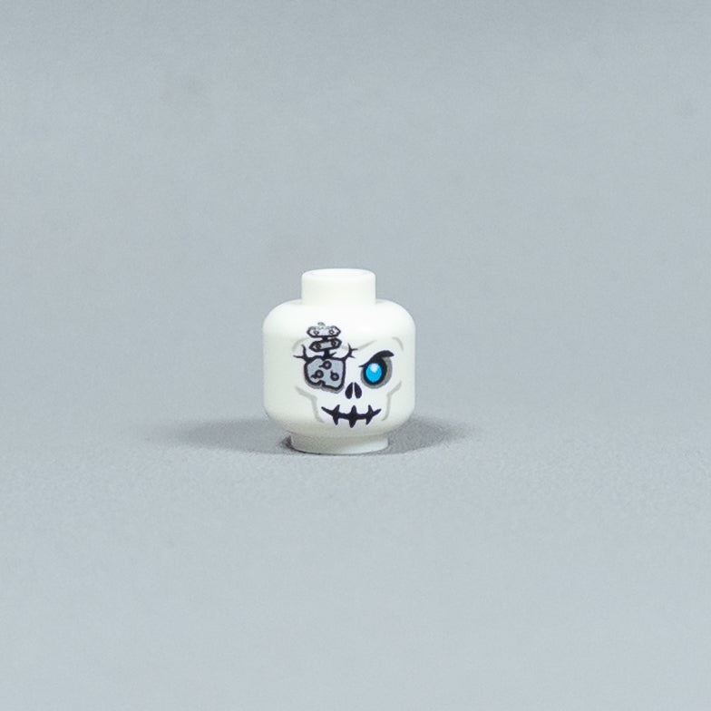 JONAK Toys UV Printed Heads- Skeleton Warriors (White) [x20 Heads Per Batch]