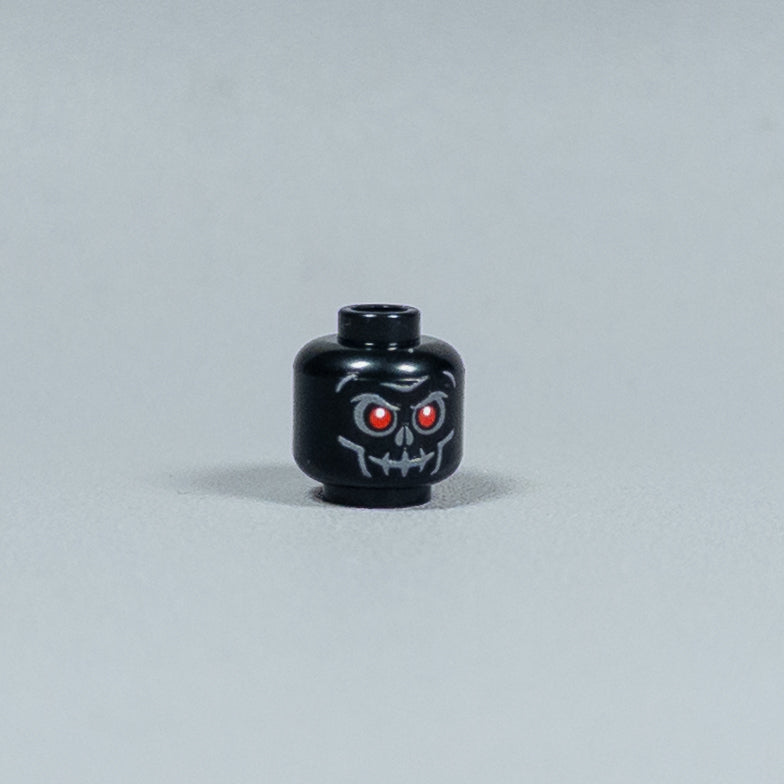 JONAK Toys UV Printed Heads- Skeleton Warriors (Black) [x20 Heads Per Batch]