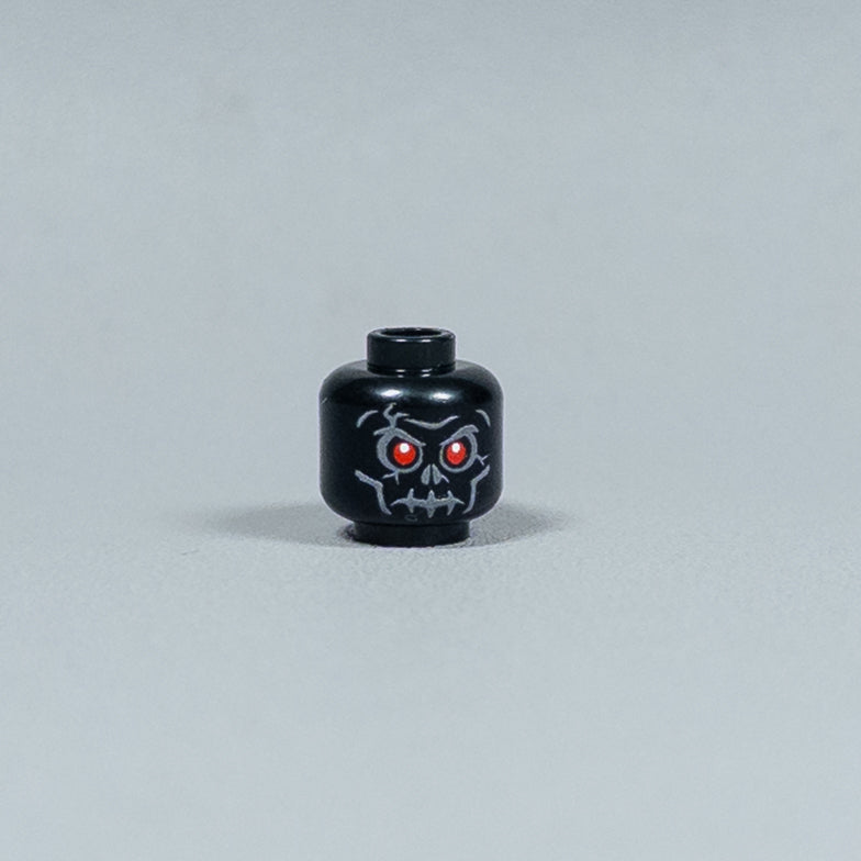 JONAK Toys UV Printed Heads- Skeleton Warriors (Black) [x20 Heads Per Batch]
