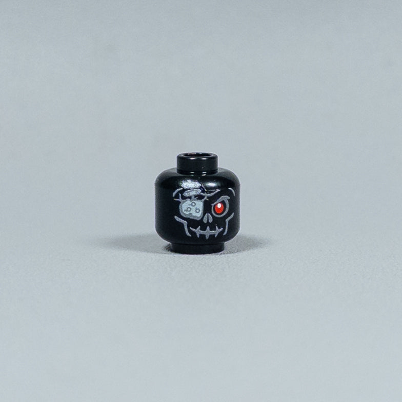 JONAK Toys UV Printed Heads- Skeleton Warriors (Black) [x20 Heads Per Batch]