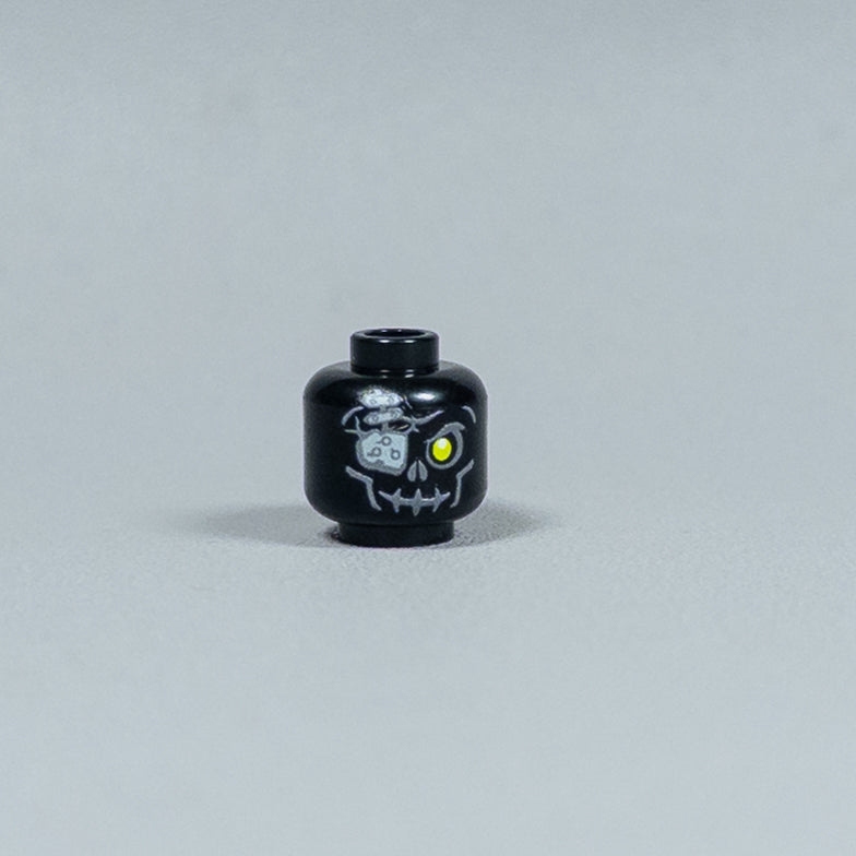 JONAK Toys UV Printed Heads- Skeleton Warriors (Black) [x20 Heads Per Batch]