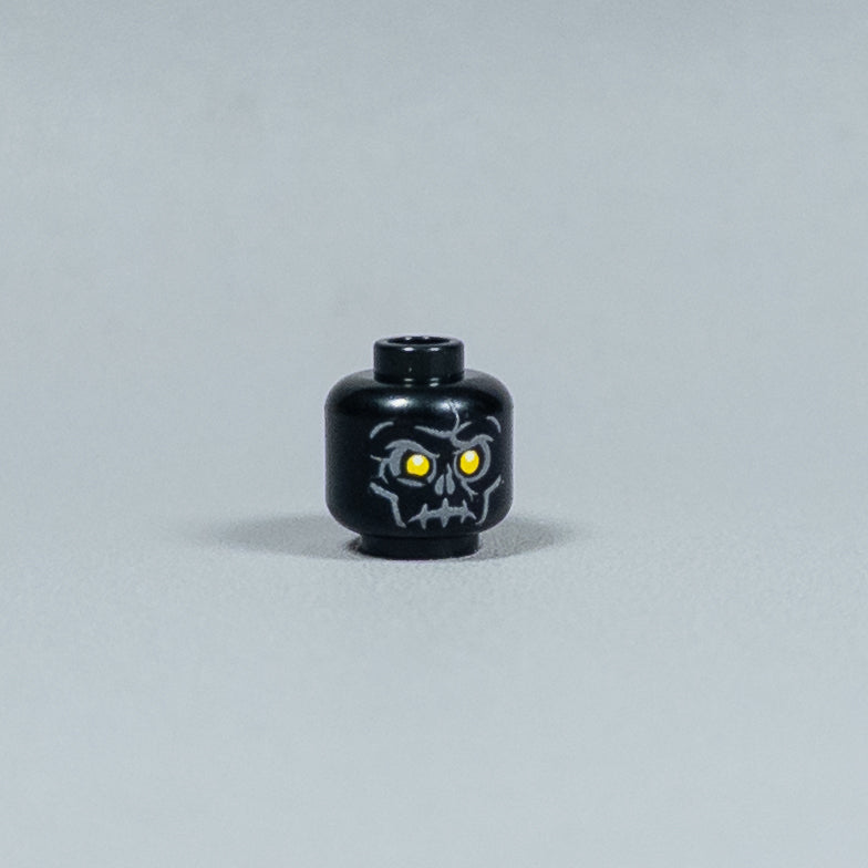 JONAK Toys UV Printed Heads- Skeleton Warriors (Black) [x20 Heads Per Batch]
