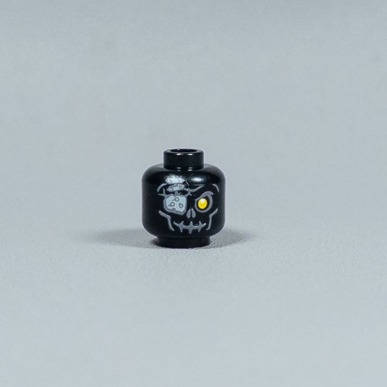 JONAK Toys UV Printed Heads- Skeleton Warriors (Black) [x20 Heads Per Batch]