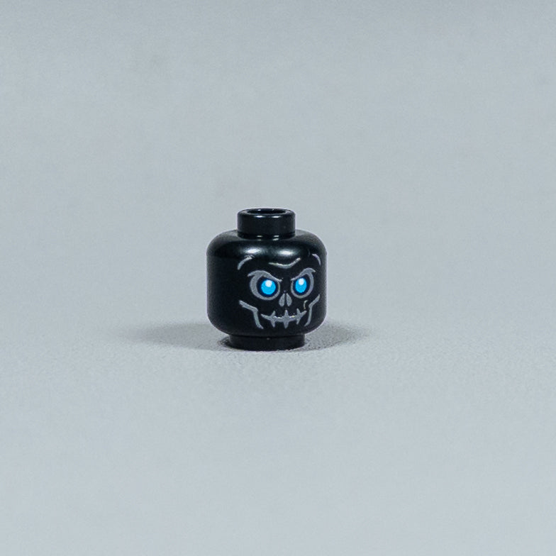 JONAK Toys UV Printed Heads- Skeleton Warriors (Black) [x20 Heads Per Batch]