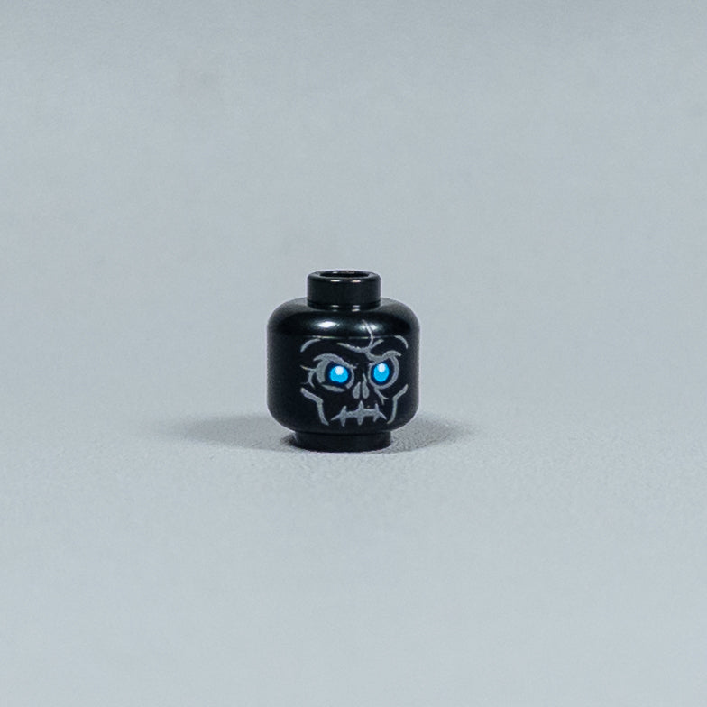 JONAK Toys UV Printed Heads- Skeleton Warriors (Black) [x20 Heads Per Batch]