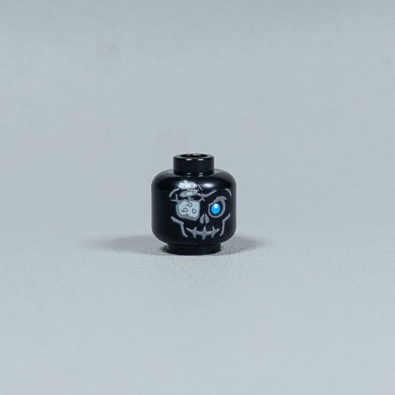 JONAK Toys UV Printed Heads- Skeleton Warriors (Black) [x20 Heads Per Batch]