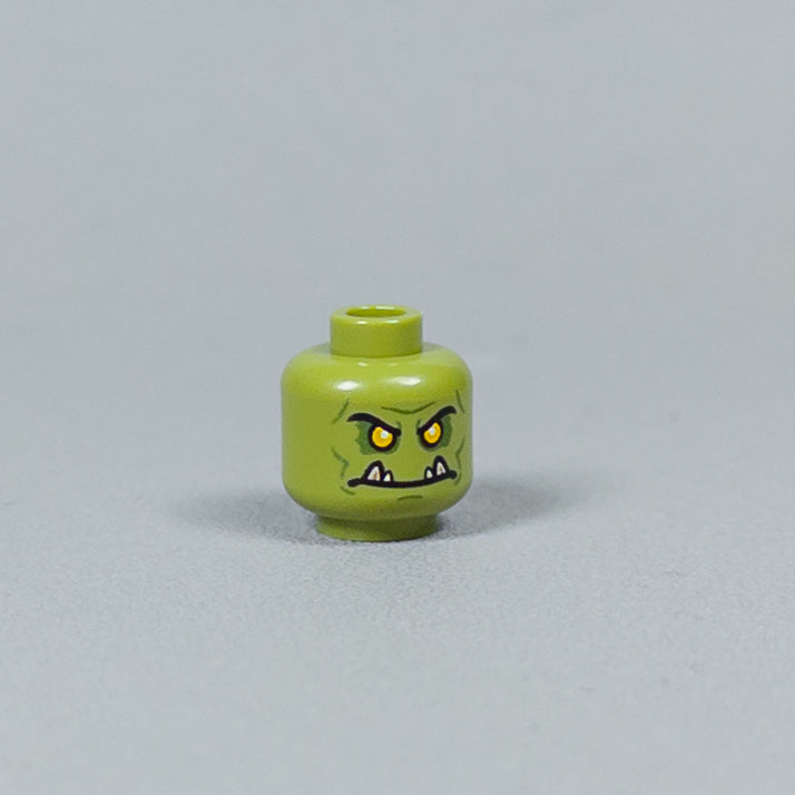 JONAK Toys UV Printed Heads- Orc Warriors (Olive) [x20 Heads Per Batch]
