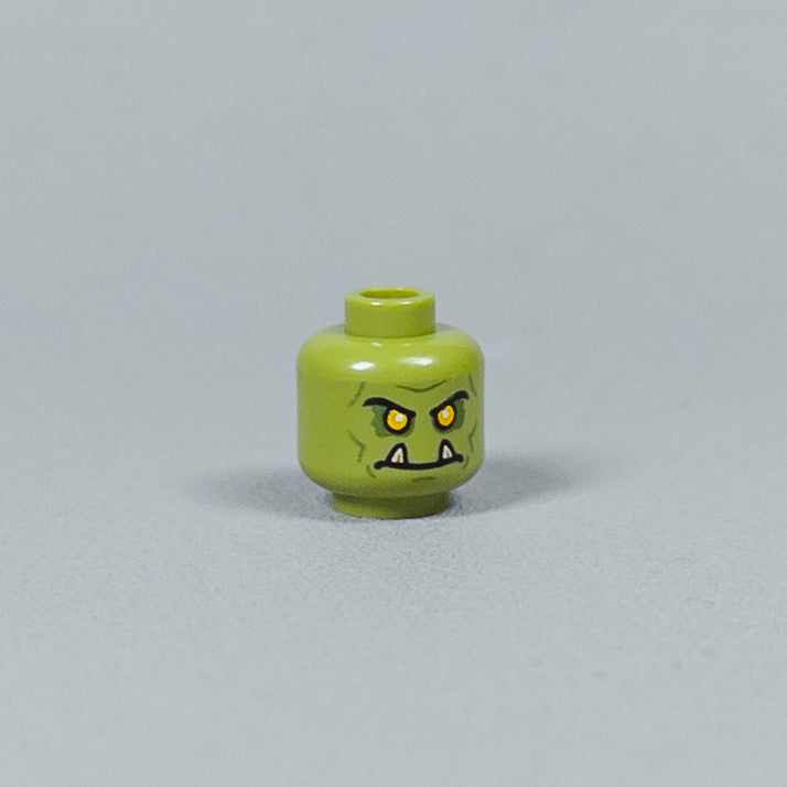 JONAK Toys UV Printed Heads- Orc Warriors (Olive) [x20 Heads Per Batch]