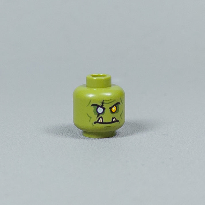 JONAK Toys UV Printed Heads- Orc Warriors (Olive) [x20 Heads Per Batch]