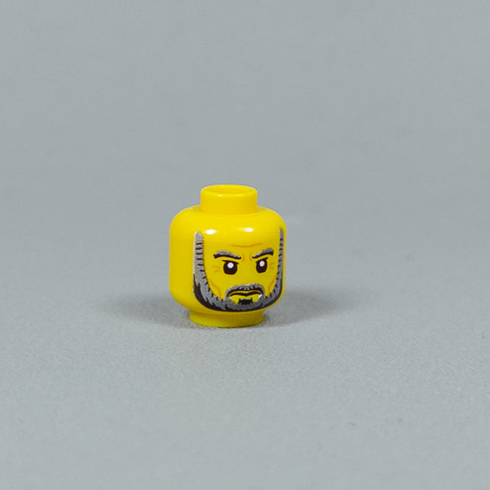 JONAK Toys UV Printed Heads- Bearded Soldier [x20 Heads Per Batch]