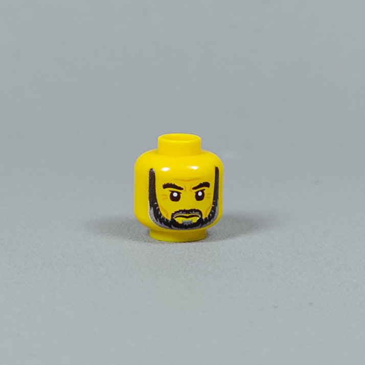 JONAK Toys UV Printed Heads- Bearded Soldier [x20 Heads Per Batch]