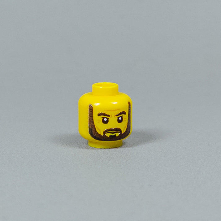 JONAK Toys UV Printed Heads- Bearded Soldier [x20 Heads Per Batch]