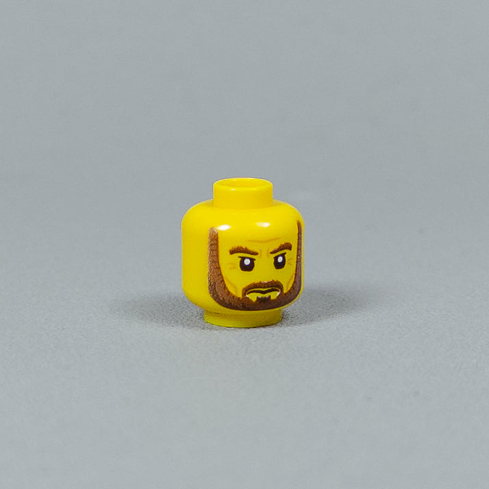 JONAK Toys UV Printed Heads- Bearded Soldier [x20 Heads Per Batch]