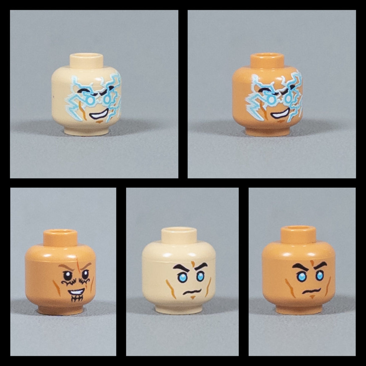 JONAK Toys UV Printed Head- Misc Clones [x20 Heads Per Batch]