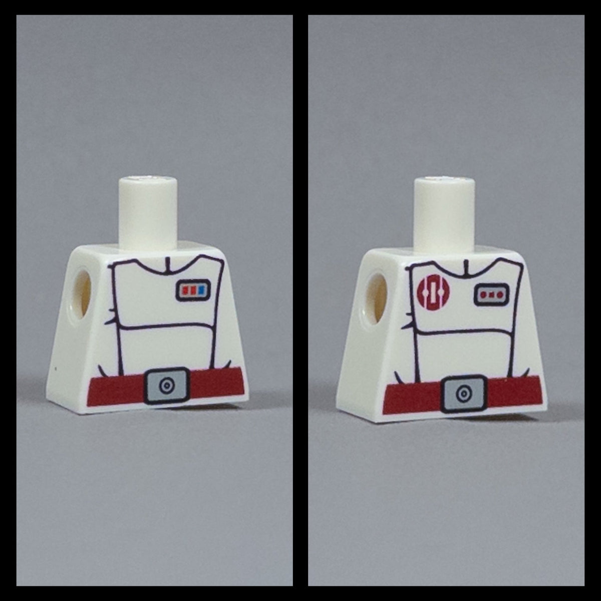 JONAK Toys UV Printed Torso- Clone Medical Officer [x20 Torsos Per Batch]