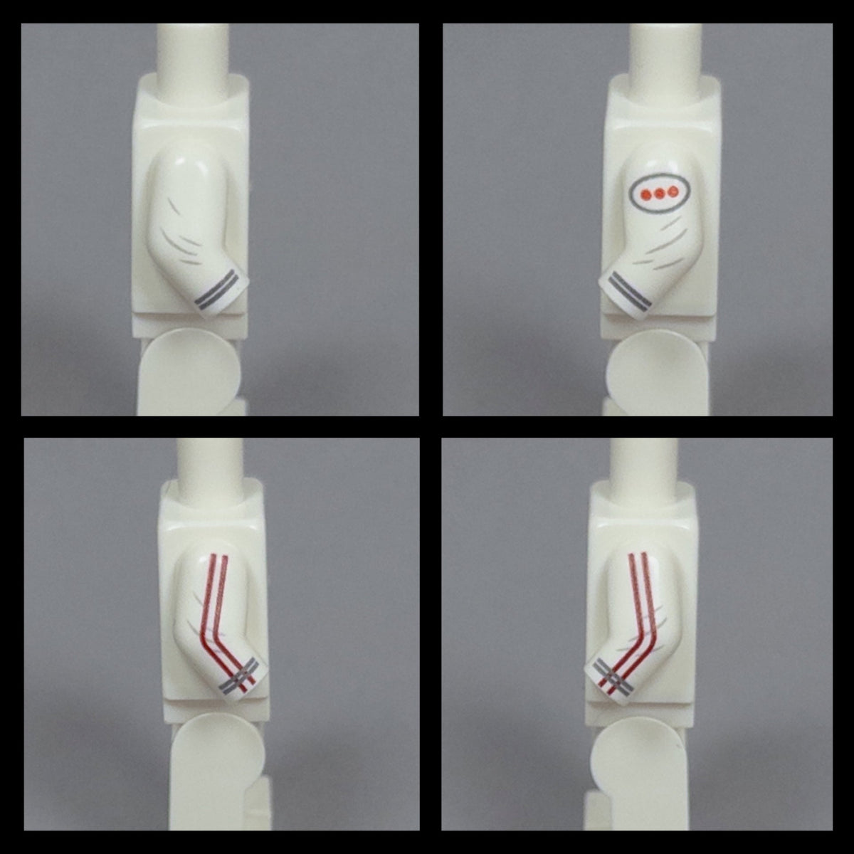 JONAK Toys UV Printed Arms- Clone Medical Officer [x20 Arm Pairs Per Batch)