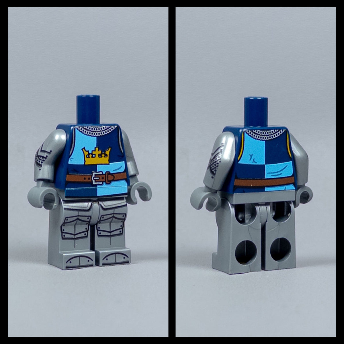 JONAK Toys UV Printed Body- Armored Crown Knight (Fantasy Era) [x20 Bodies Per Batch]