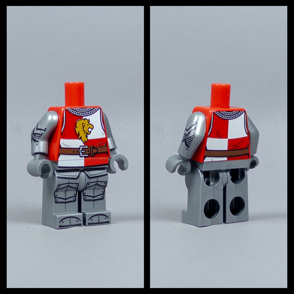JONAK Toys UV Printed Body- Armored Lion Knight (Kingdoms) [x20 Bodies Per Batch]