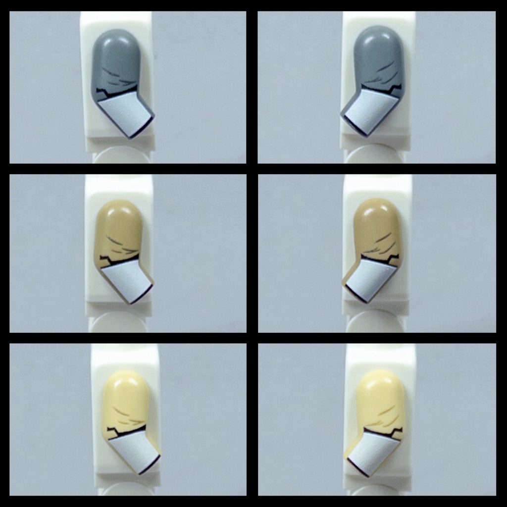 JONAK Toys UV Printed Arms- Jedi Robes + Clone Armor [x20 Arm Pairs Per Batch)