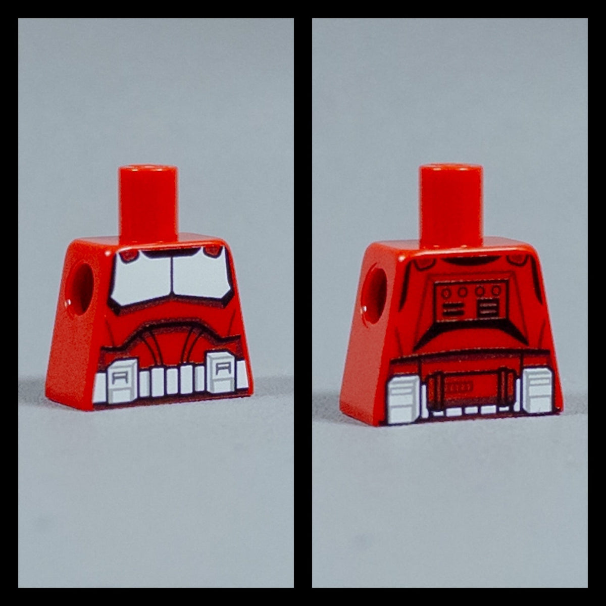 JONAK Toys UV Printed Torso- 2020 Commander Fox Replacement [x20 Torsos Per Batch]