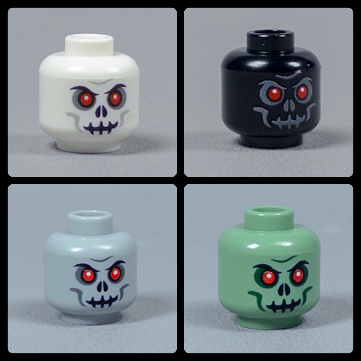 JONAK Toys UV Printed Heads- Skeleton Warriors (Fantasy Era) [x20 Heads Per Batch]