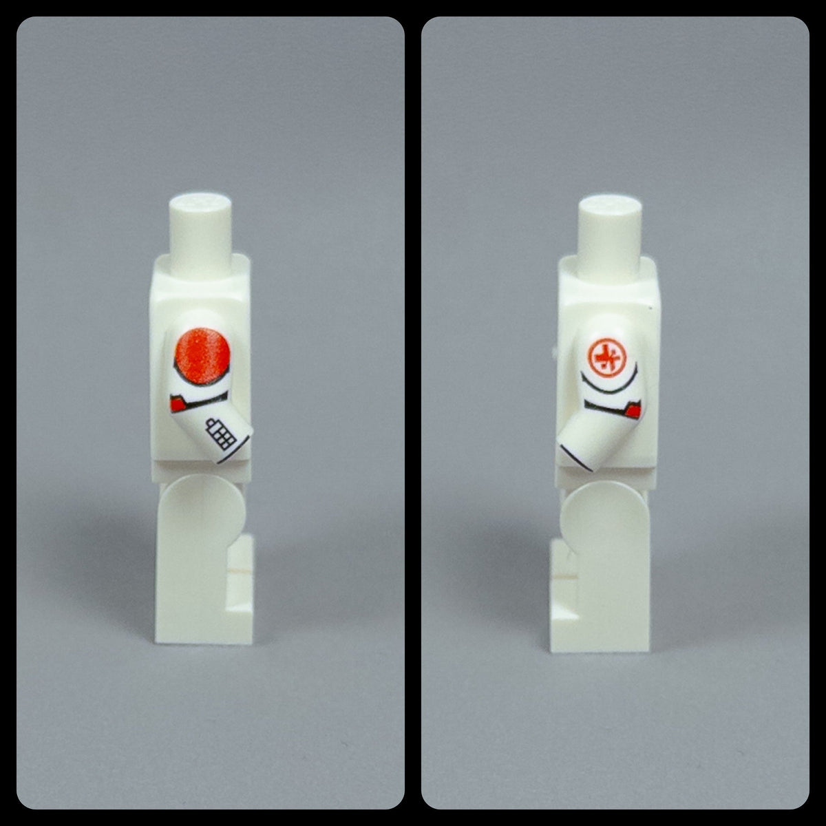JONAK Toys UV Printed Arms- Shock Trooper Medic [x20 Arm Pairs Per Batch)