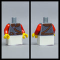 JONAK Toys UV Printed Torso- Scale Mail (Flat Silver & Reddish Brown) [x20 Torsos Per Batch]