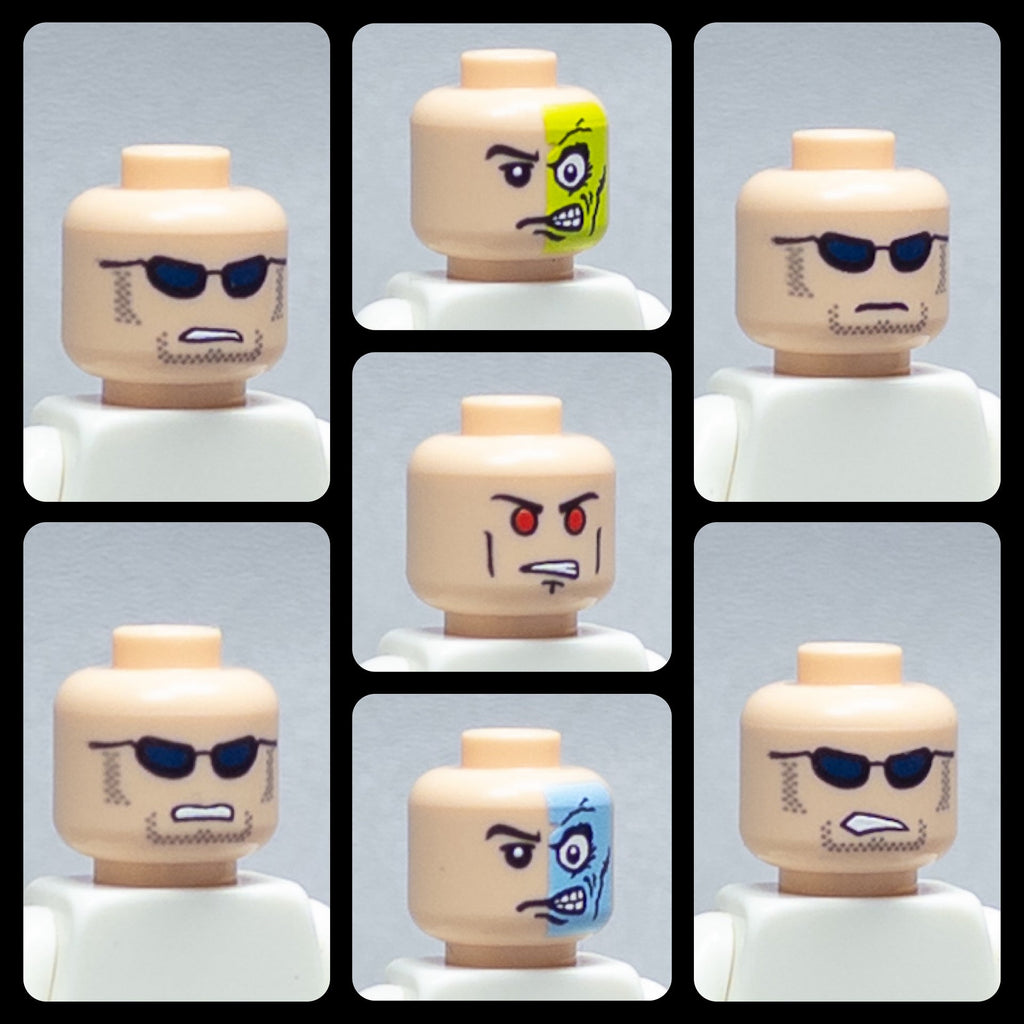 JONAK Toys UV Printed Heads- Classic Style Alternate Heads [x20 heads per batch]