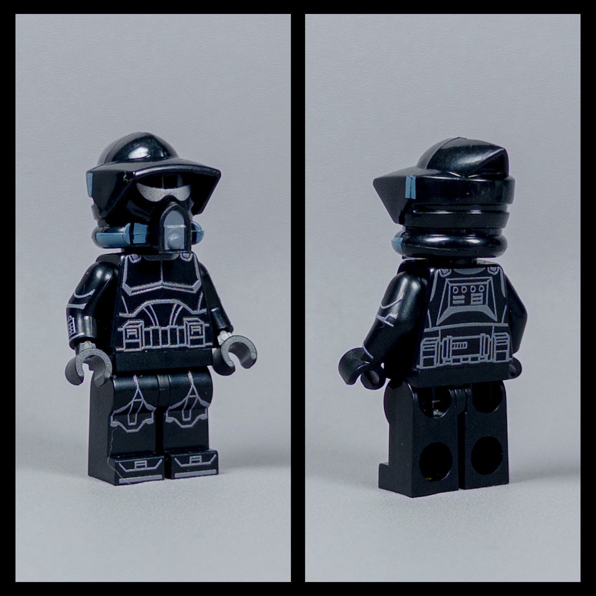 JONAK Toys UV Printed Figure- Shadow ARF Trooper w/ Pad Printed Helmet (2020) [x10 Figures Per Batch]