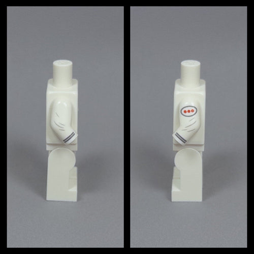 JONAK Toys UV Printed Arms- Clone Medical Officer [x20 Arm Pairs Per Batch)