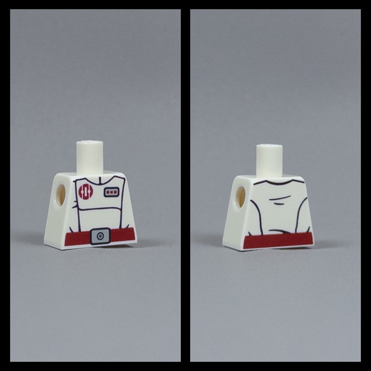 JONAK Toys UV Printed Torso- Clone Medical Officer [x20 Torsos Per Batch]