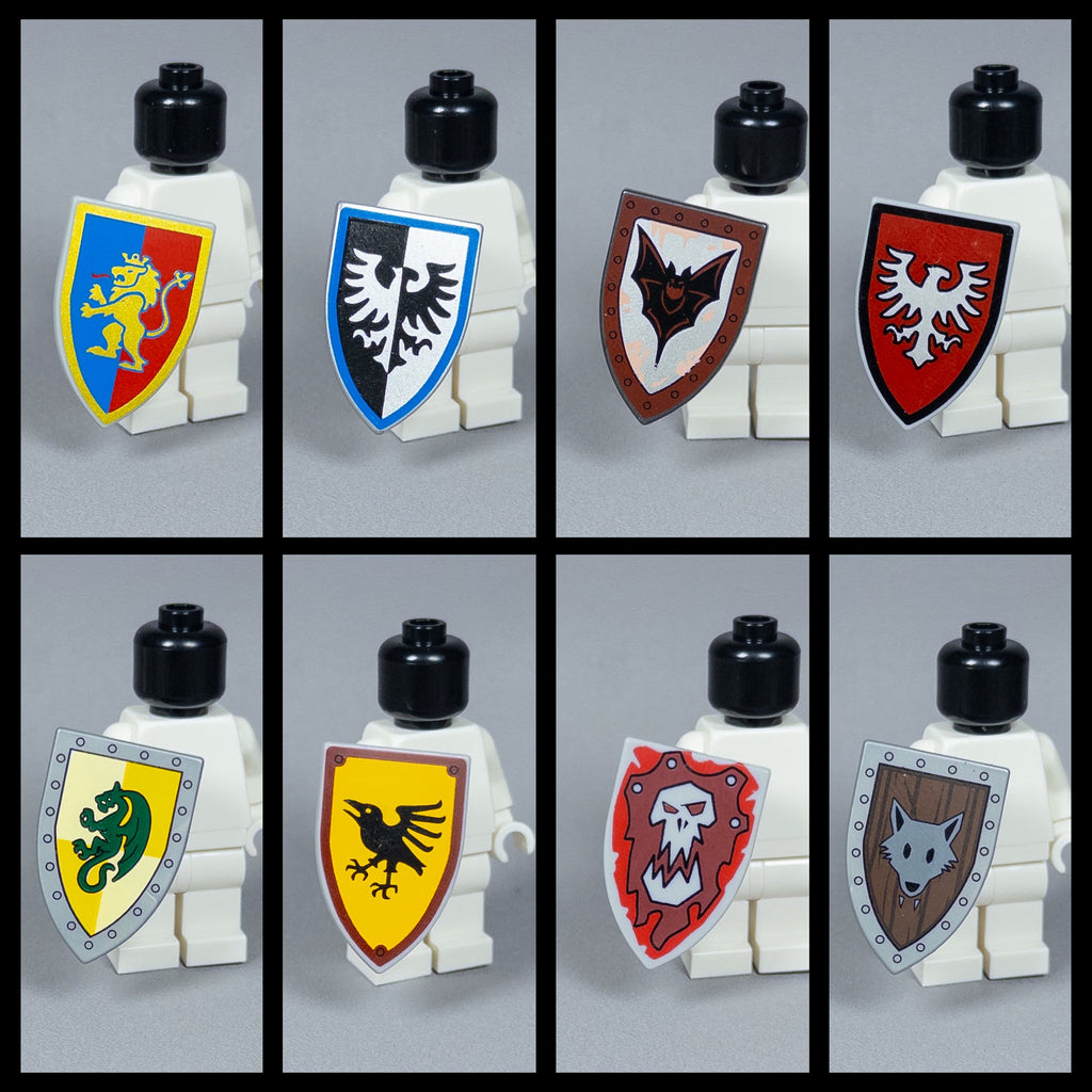 Custom Pad Printed Shields- Large [x20 Per Batch]