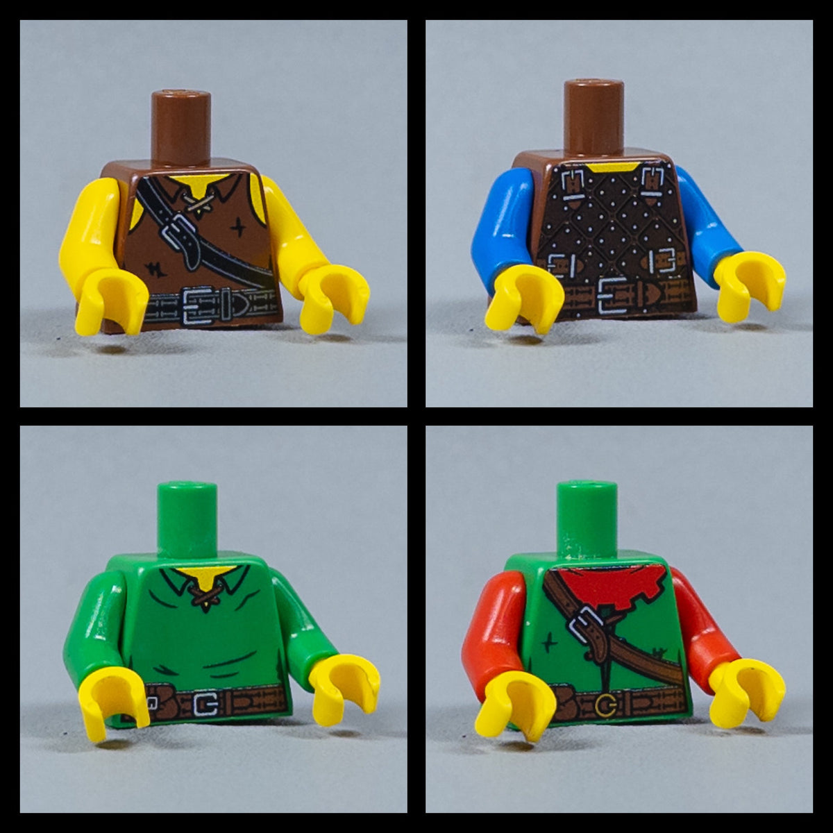 JONAK Toys UV Printed Torsos- Dark Forest [x20 Torsos Per Batch]